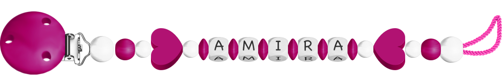 personalisierte Schnullerkette