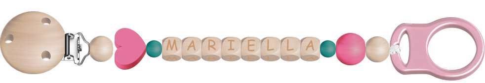 personalisierte Schnullerkette