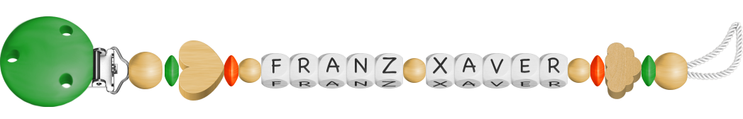 personalisierte Schnullerkette