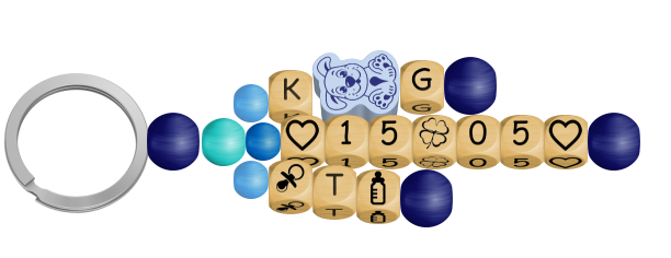 personalisierte Schnullerkette