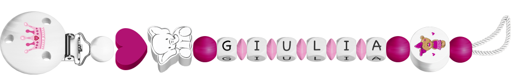 personalisierte Schnullerkette