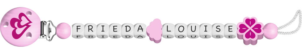 personalisierte Schnullerkette