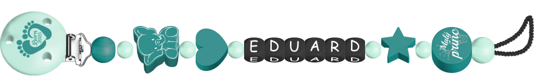 personalisierte Schnullerkette