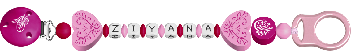 personalisierte Schnullerkette