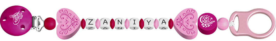 personalisierte Schnullerkette