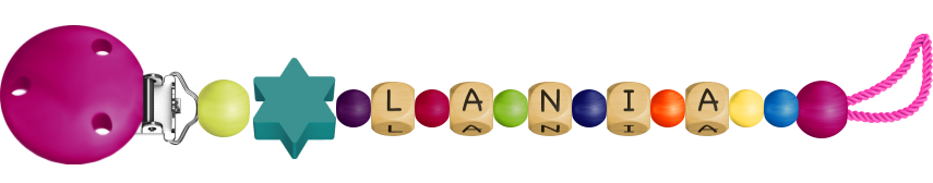 personalisierte Schnullerkette