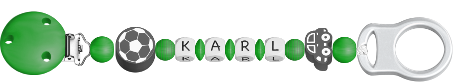 personalisierte Schnullerkette