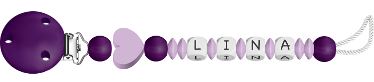 personalisierte Schnullerkette