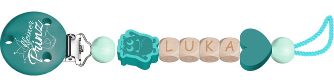 personalisierte Schnullerkette