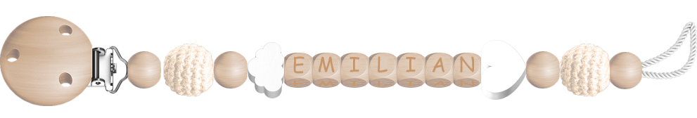 personalisierte Schnullerkette