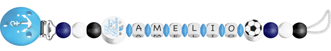 personalisierte Schnullerkette