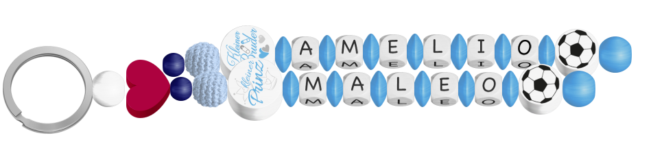 personalisierte Schnullerkette